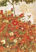 Egon Schiele Field of Flowers oil painting reproduction